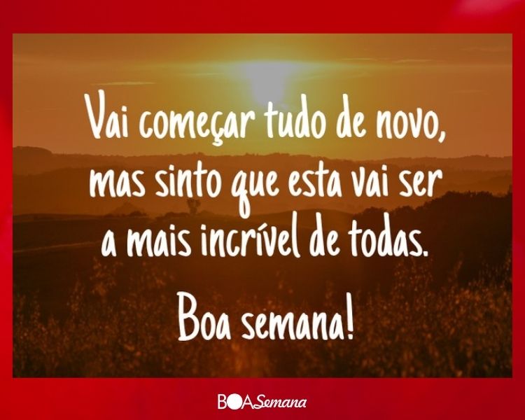 Boa noite boa semana