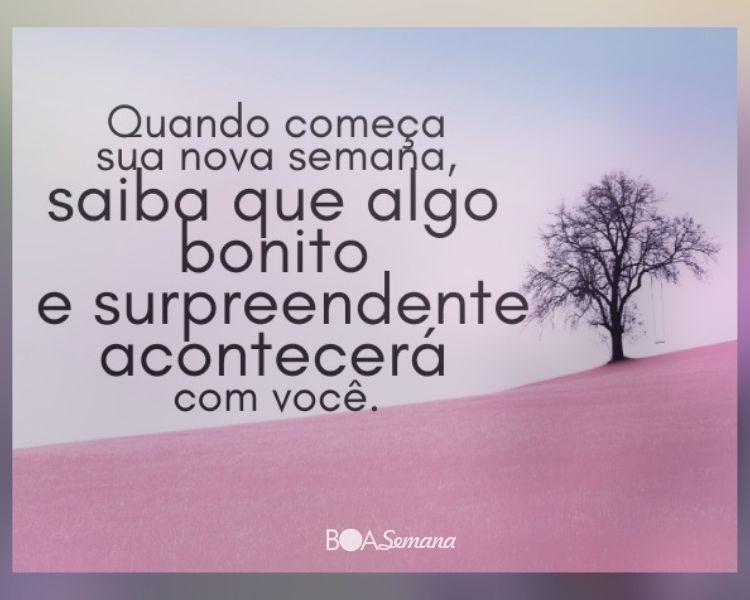 Boa semana com fe- boa semana