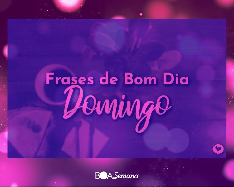 Bom dia domingo