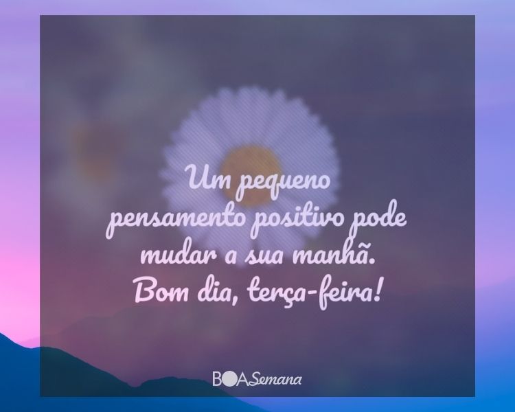 Bom dia terça feira com fé