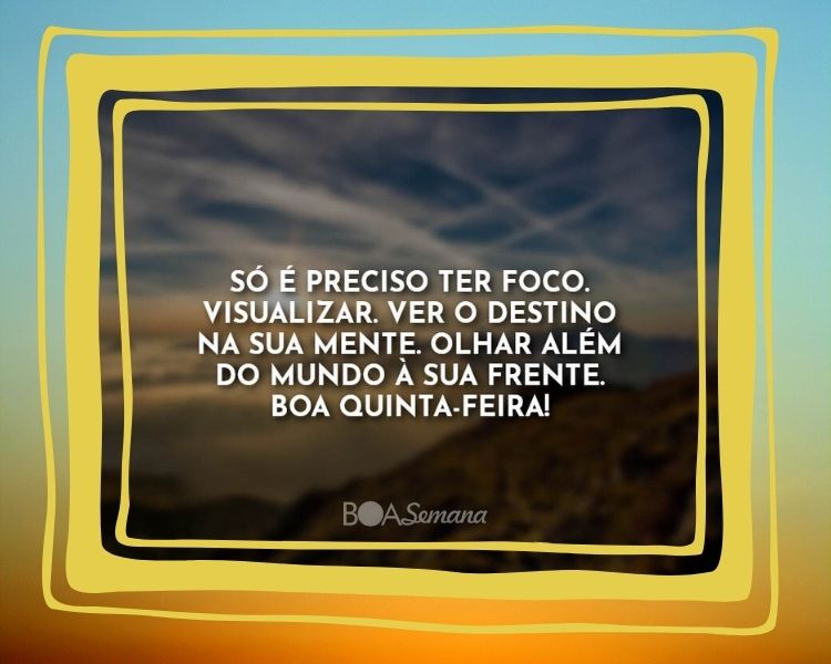 Bom dia quinta-feira abençoada e feliz