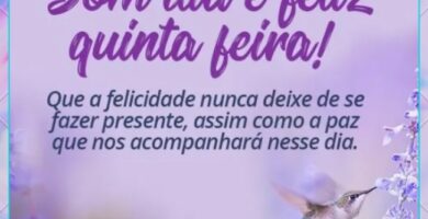 Bom dia quinta-feira com felicidade