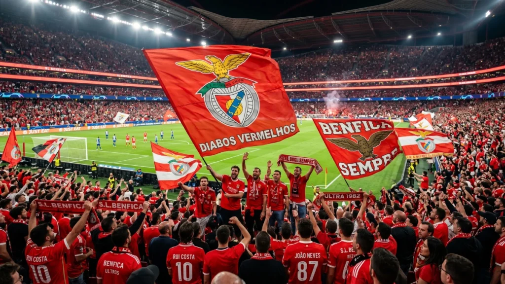 A História, Simbolismo e Paixão por Trás da Bandeira do Benfica