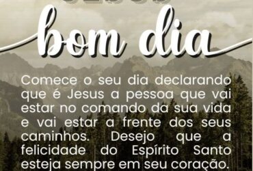 Mensagem de bom dia - Bom Dia com Jesus